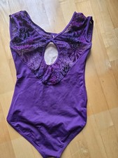 ballett body tanz trikot damen Lila