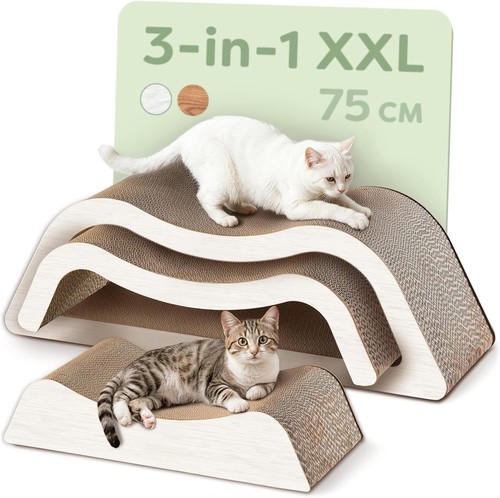 Kratzbrett katze teilig xxl - katze,