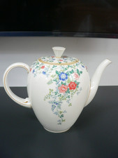 Vintage Mokka Service Königl. pr. Tettau Kaffee Kanne Blumen florales Dekor