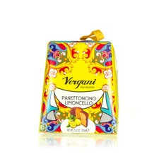 Vergani Panettoncino Limoncello Panettone Gebäckspezialität zu Weihnachten 100g
