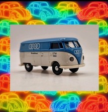 Brekina VW Bus Bulli T1 Autounion Renndienst DTM 1960 Blau Grau 1:87 192589