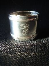 Serviettenring 800 Silber Kreuzband um 1920 großer Serviettenhalter Lutz & Weiß