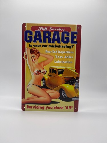 Blechschild full service - full,