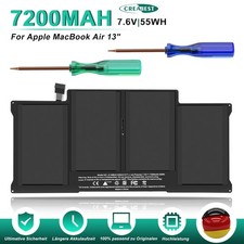 7.6V A1377 A1405 A1496 Akku für Apple MacBook Air 13" Inch MC503 MC504 MD231LL/A