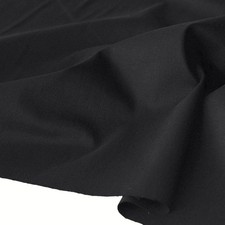 schwarzer Denim Jeans robust Jeansstoff Baumwollstoff Hose Jacke Rock Meterware