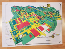 DDR agra Markkleeberg Landwirtschaft Ausstellung Geländeplan 1987