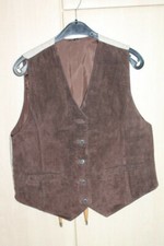 Lederweste echt Leder Gillet M