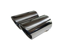 Auspuffblende Endrohr für BMW Z4 E85 E89 Edelstahl Sportauspuff Optik 2x 76mm 