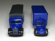 Märklin / aus 48724 / 2x Modell-LKWs / 1:87 / THW / Magirus Deutz / MAN