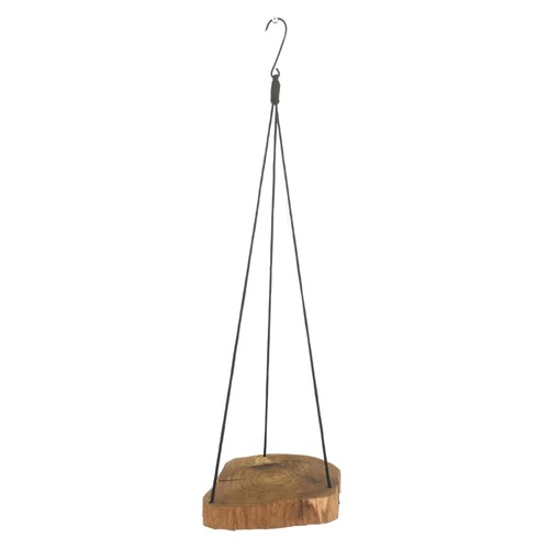 Hängeregal holz baumscheibe - holz,