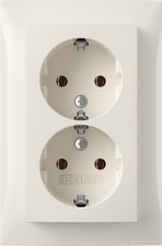 Berker SCHUKO-Doppelsteckdose