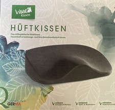 VitaL Hüftkissen | Keilkissen Sattelkissen Sitzkissen Balance Kissen | SCHWARZ