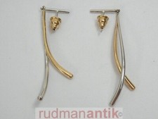 Spaghetti ohrstecker gold - spaghetti,