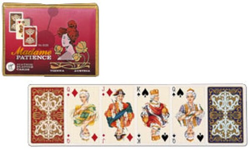 Kartenspiel madame patience - kartenspiel,