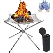 Edelstahl Grill-Feuerschale