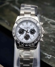 Seikmod Panda Chrono – Ceramic Bezel, Mother of Pearl Dial, VK63