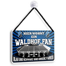 Waldhof Fan Metallschild