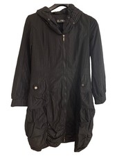 Glamz London Damen Steppjacke Gr. 44/XXL Schwarz Casual Kapuze