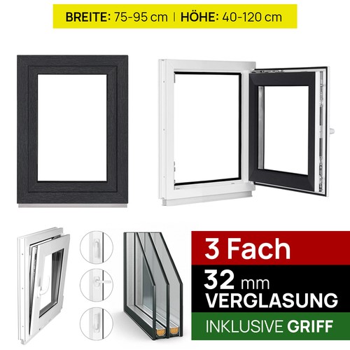 Kellerfenster anthrazit - kellerfenster,