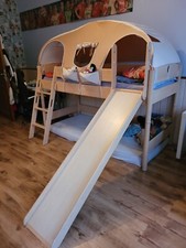 Paidi Fleximo Spielbett 125, Hochbett, Kinderbett, Birke