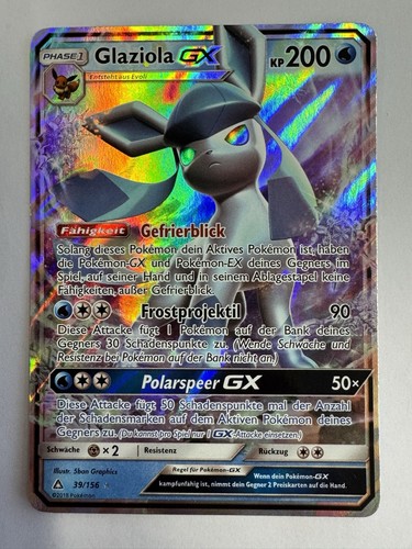 Pokémon glaziola 156 - pokémon, gx
