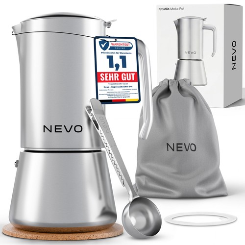 Nevo espressokocher edelstahl - nevo,