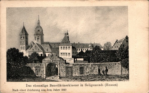 Gruss aus seligenstadt - gruss,