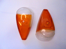 Blinkerglas breit transparent