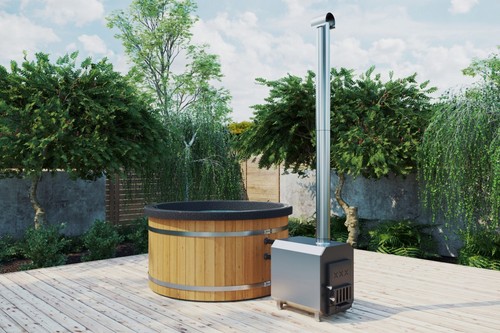 Hottub badefass mit - hottub,