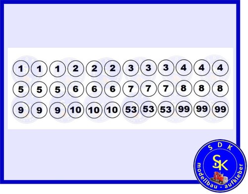 Startnummern aufkleber decals - aufkleber,
