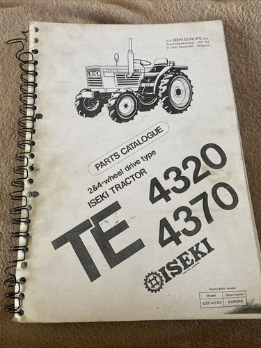 Iseki traktor 4320 4370 - iseki, 2&4