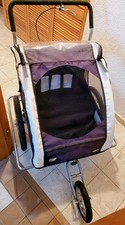 Fahrradhänger mit Joggerfuntion  2 In 1 für 2Kinder