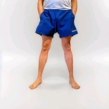 Adidas Sprinter Shorts Vintage Ripped Blau Herren Men Retro 7 Kurze Sport Hose