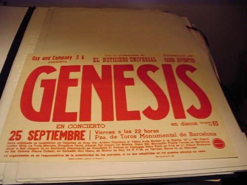 Genesis original poster - poster, tour