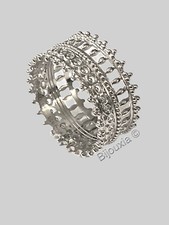 Gravierter Kronenring Aus