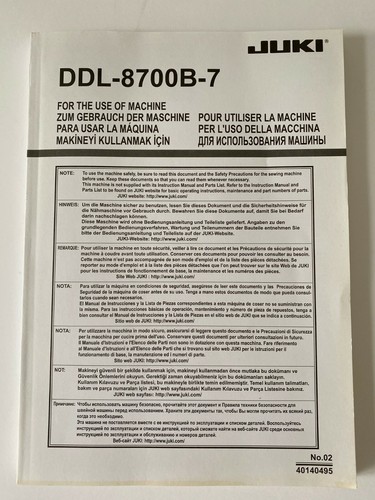Juki ddl 8700 - juki, ddl-8700-b7