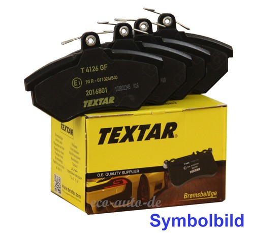Textar bremsbeläge vorne für - textar,