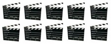 10x filmklappe regieklappe - filmklappe,