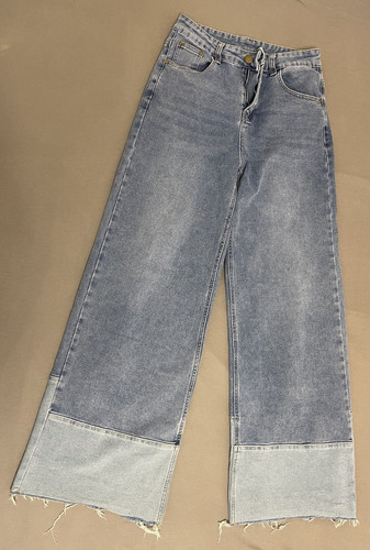 Zweifarbige damen jeans - damen,