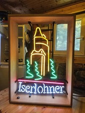 Iserlohner Pilsener Danzturm Licht lampe leuchtwerbung Selten