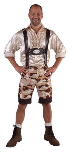 Tiroler kostüm camouflage - tiroler,