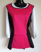 Damen Designer Bluse von Bisou Bisou aus USA - WESTE PULLUNDER - Gr 40  NEU