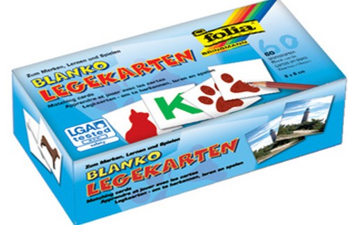 Folia legekarten blanko - legekarten,