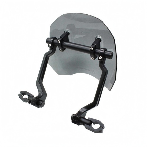 Motorradhalter mit windschutz - mit,