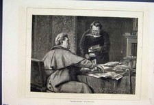 Original alter antiker Druck