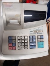Sharp XE-A101 Registrierkasse Kasse mit Schublade 2 Schlüssel für Ersatzteile Reparaturen