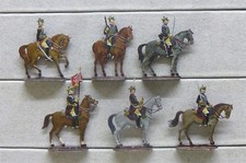 6 Zinnfiguren Schaumburg-Lippe 1750 Kavallerie 7jähriger Krieg 30mm bemalt