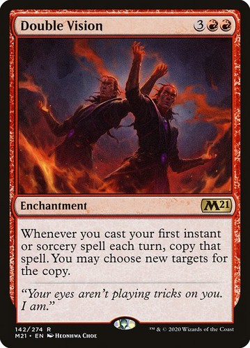 Magic mtg double vision - double,