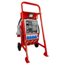 Baustromverteiler Ständer Stromverteiler eXT S/FI 32A 2x16A 4x230V Doktorvolt