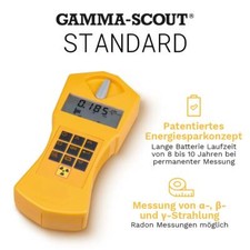 GAMMA-SCOUT Standard "Modell-2024" Geigerzähler inkl. Kalibrierungszertifikat  